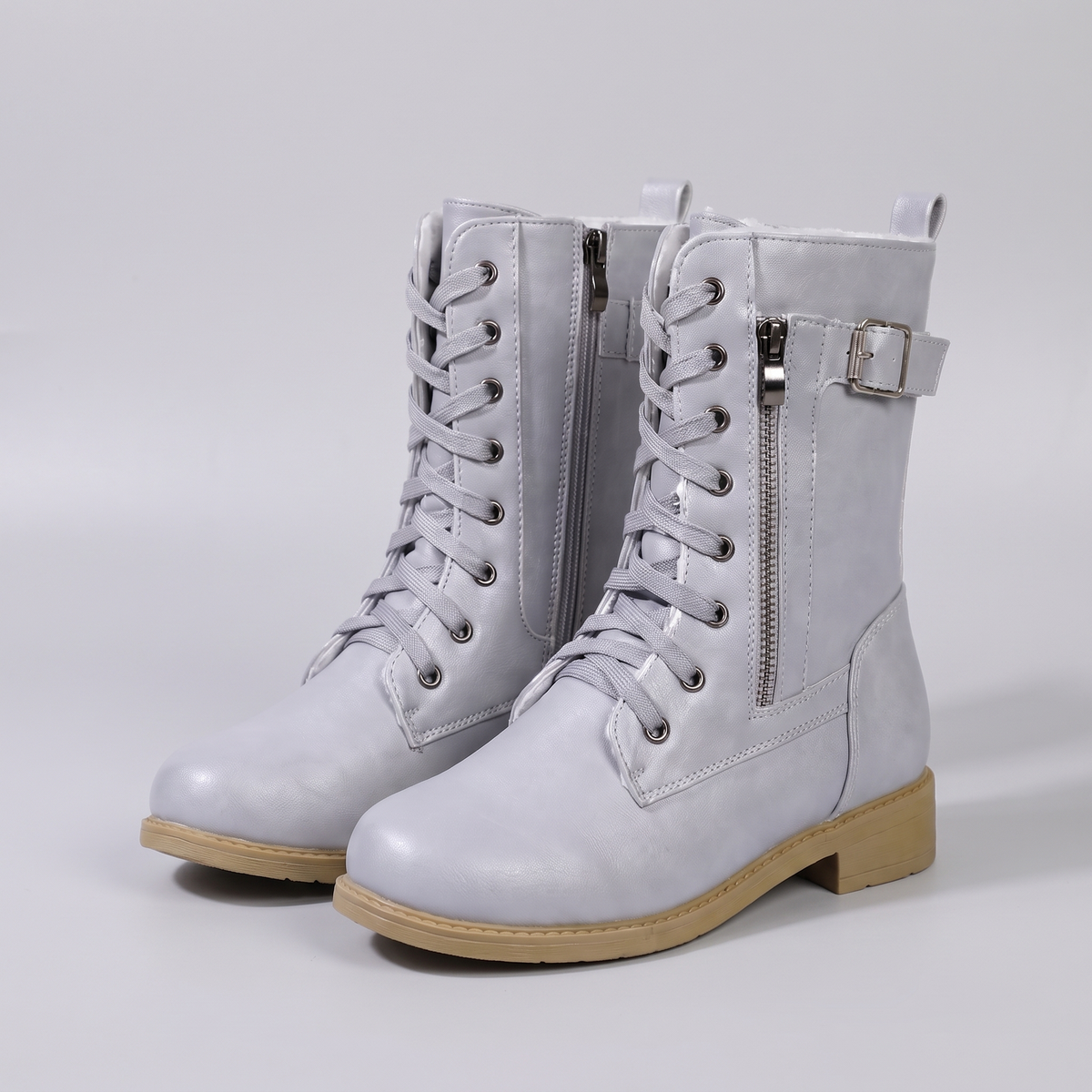 Cecily | Mid-Calf Boots – Elegante Schnürstiefeletten für Damen
