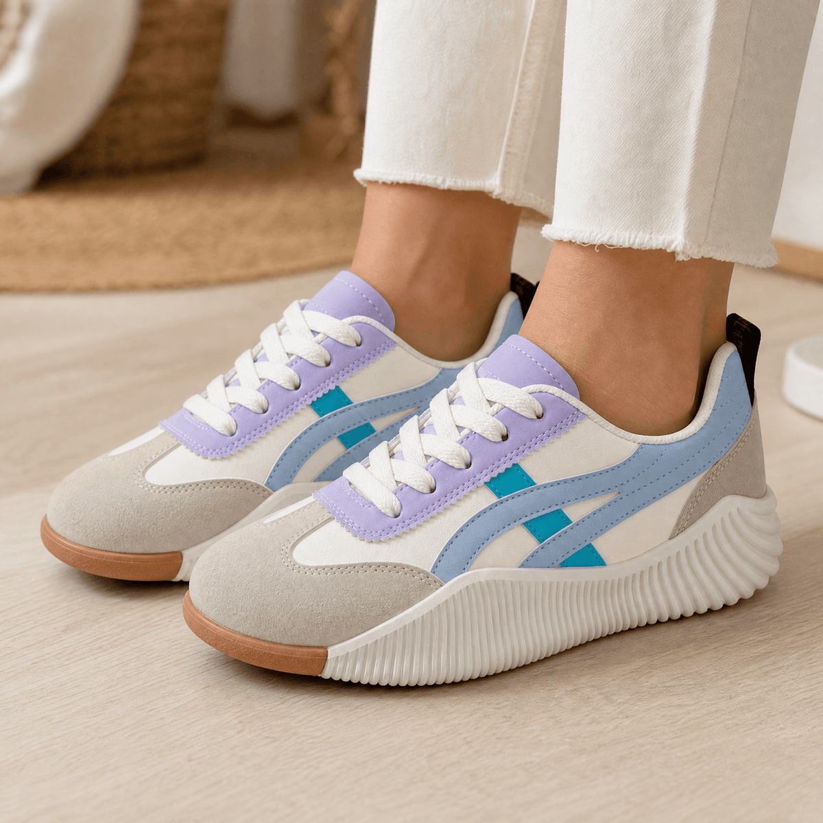 Stradia | Retro Platform Sneakers für den ganzen Tag bequem