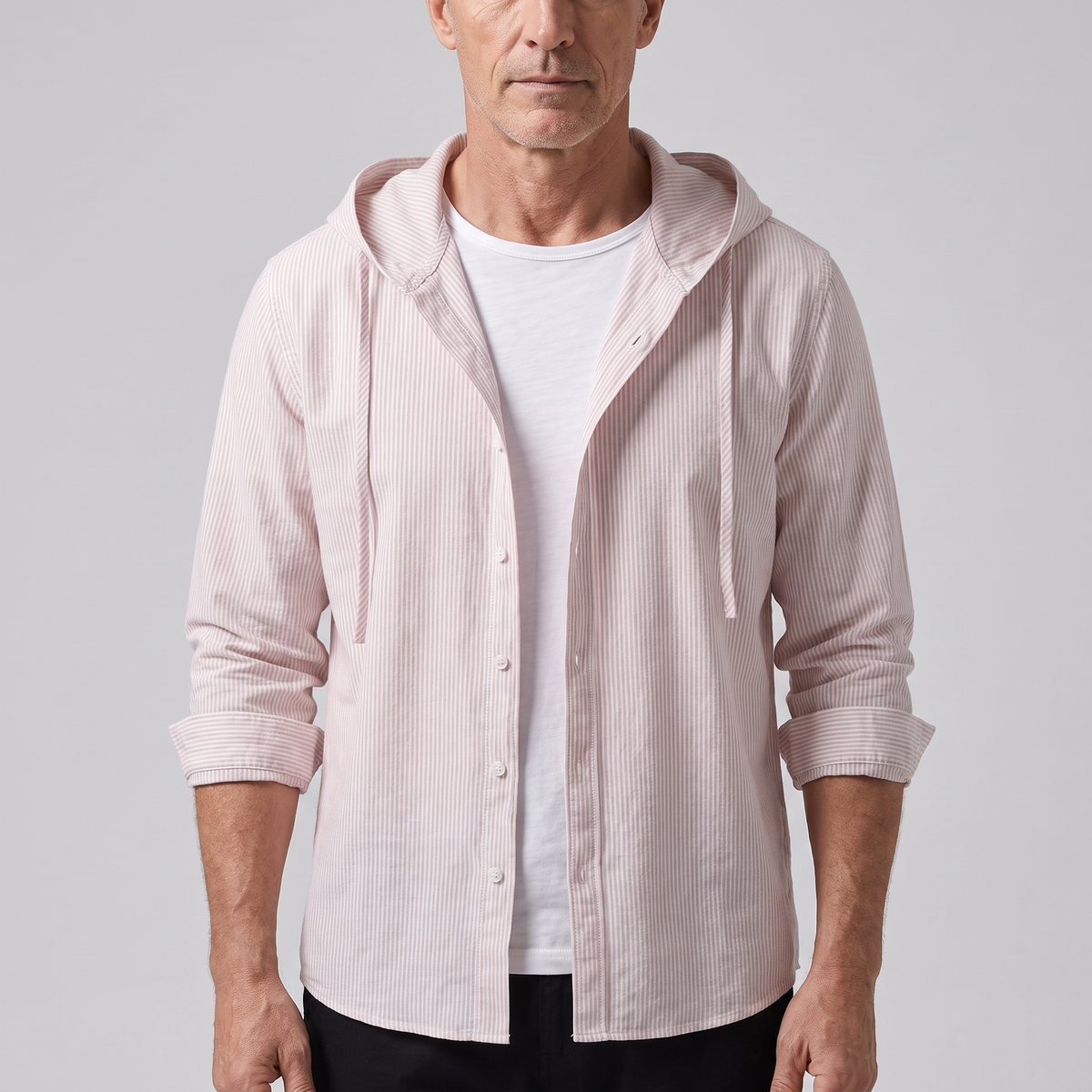 Nova | Linen Hoodie – Refined Casual Style