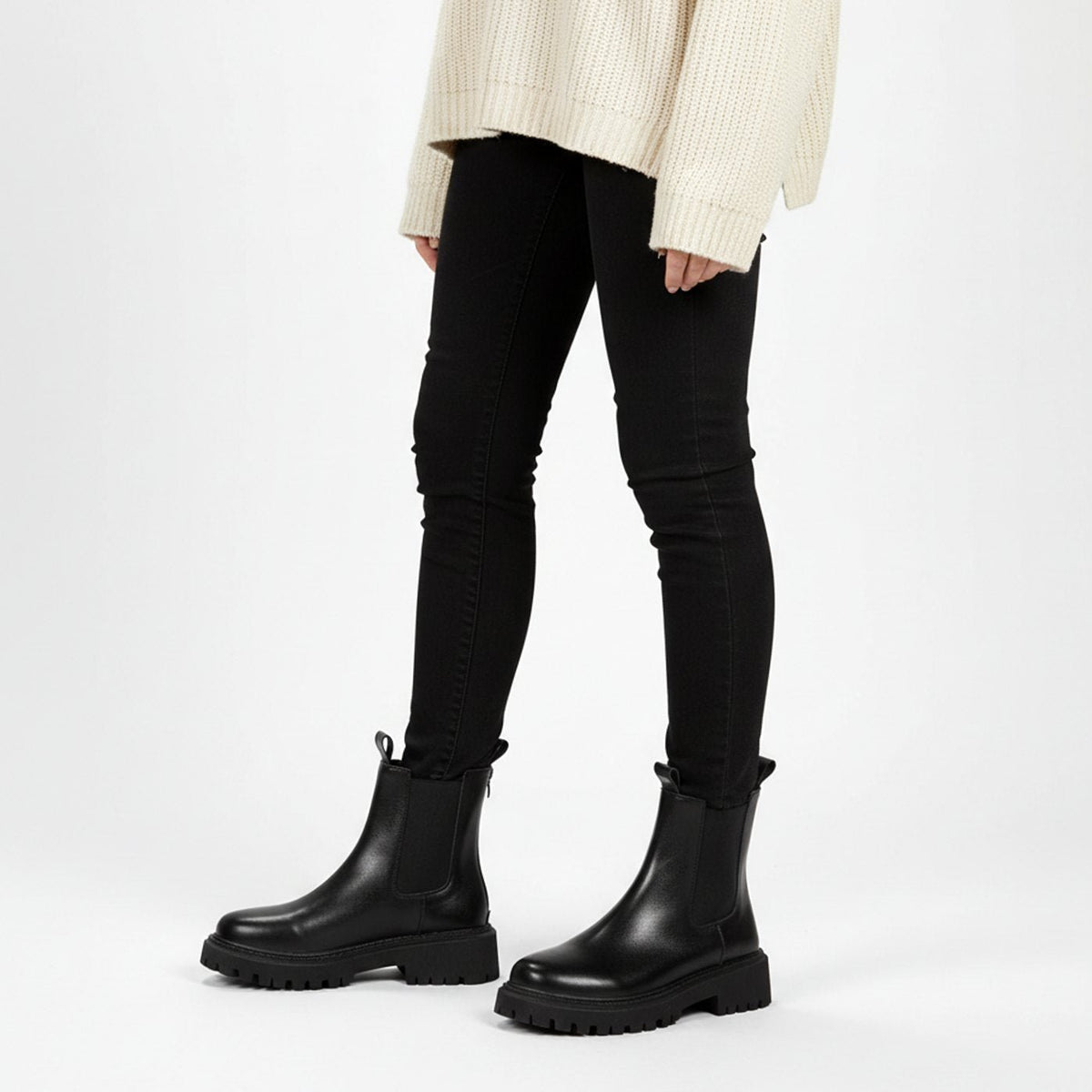 Leonie | Chelsea Stiefeletten mit Profilsohle für Damen