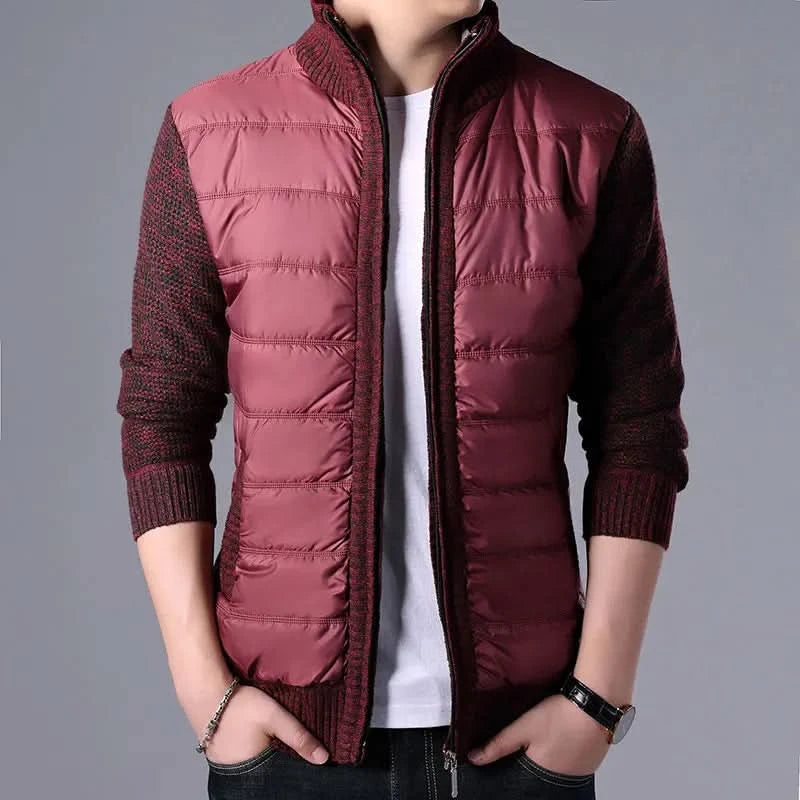 Klaus | Quilted Hybrid Jacket für Herren – Leicht und Bequem