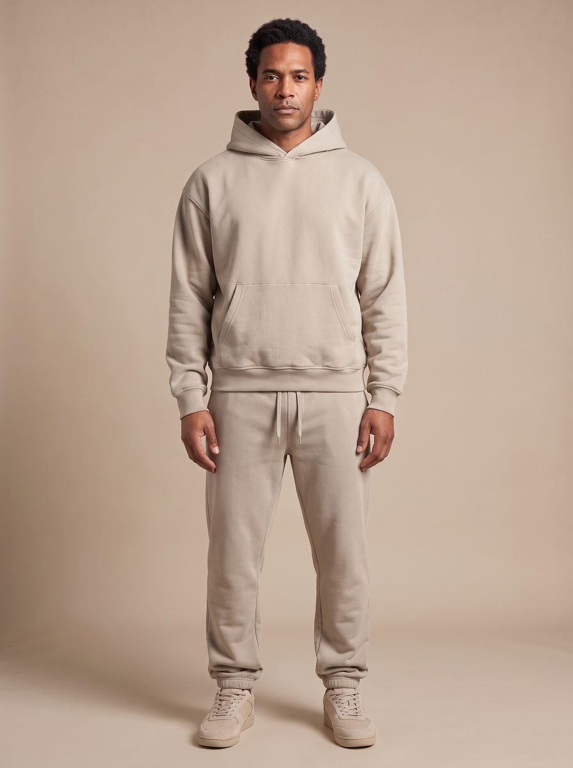 Benjamin | Oversized Fleece Hoodie Jogger Tracksuit Set für Männer