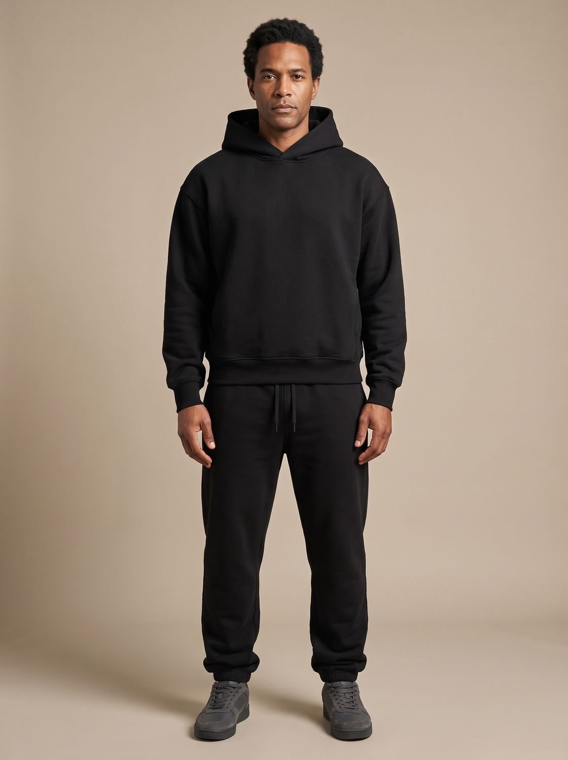 Benjamin | Oversized Fleece Hoodie Jogger Tracksuit Set für Männer