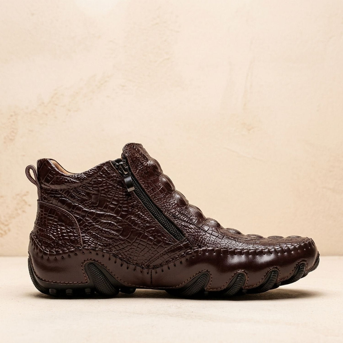 Elias | Chelsea-Boots – Krokodilprägung für Herren