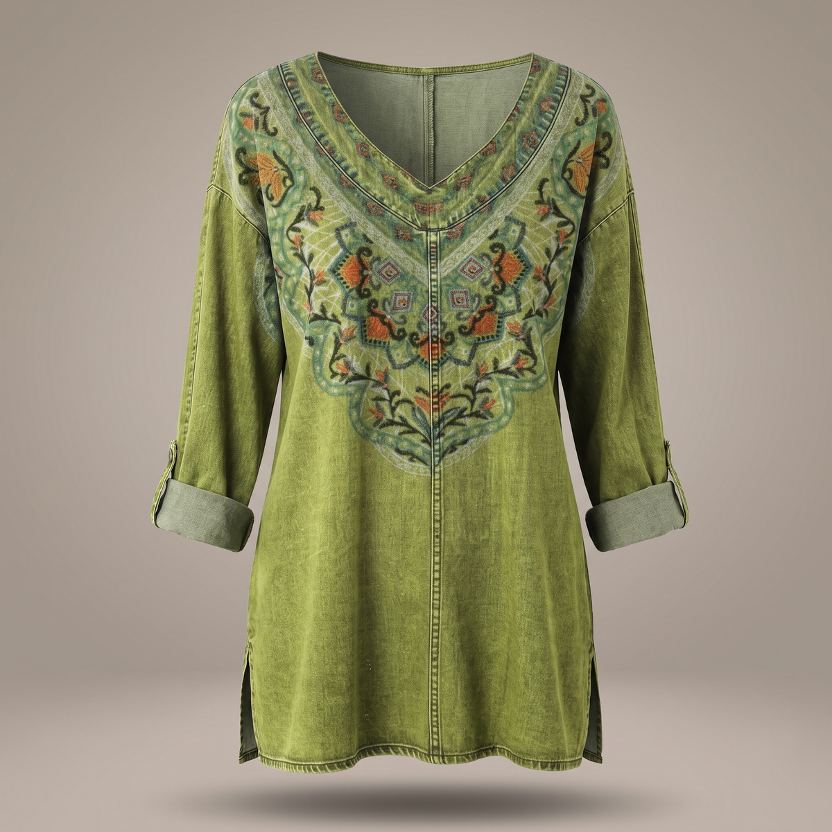 Stella | Modische und bequeme Damenbluse mit Blumenmuster