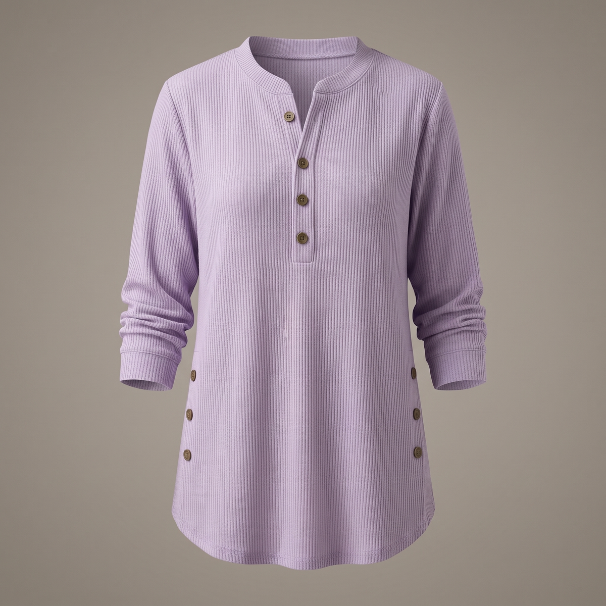 Stella | Modernes und bequemes Damen Langärmliges Henley Top