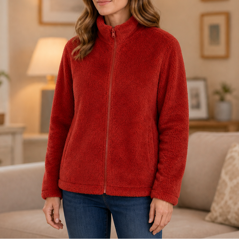 Velora | Fleecejacke mit Stehkragen – Warm und Bequem für Frauen