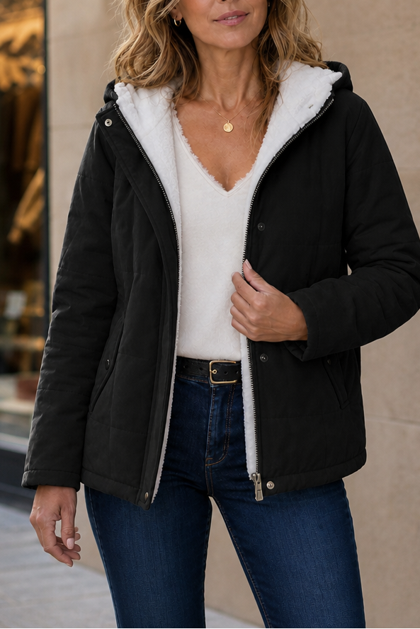 Coldbourne | Dikke Gevoerde Hoodie Puffer Jacket