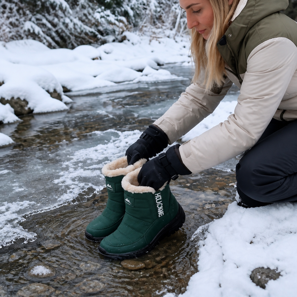 Gripwell | Waterproof Snow Boots – Faux-Fur Lining für Frauen