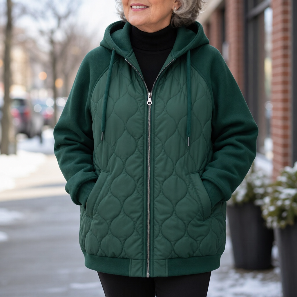 Wearbella | Quilted Hooded Puffer Jacket – Warm en Stijlvol voor Koude Dagen