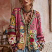 Evelyn | Leichter und Bequem Damen Alpaka Strick Strickjacke