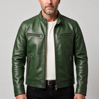 Liam | Zeitlose und elegante Herren echtem Lederjacke