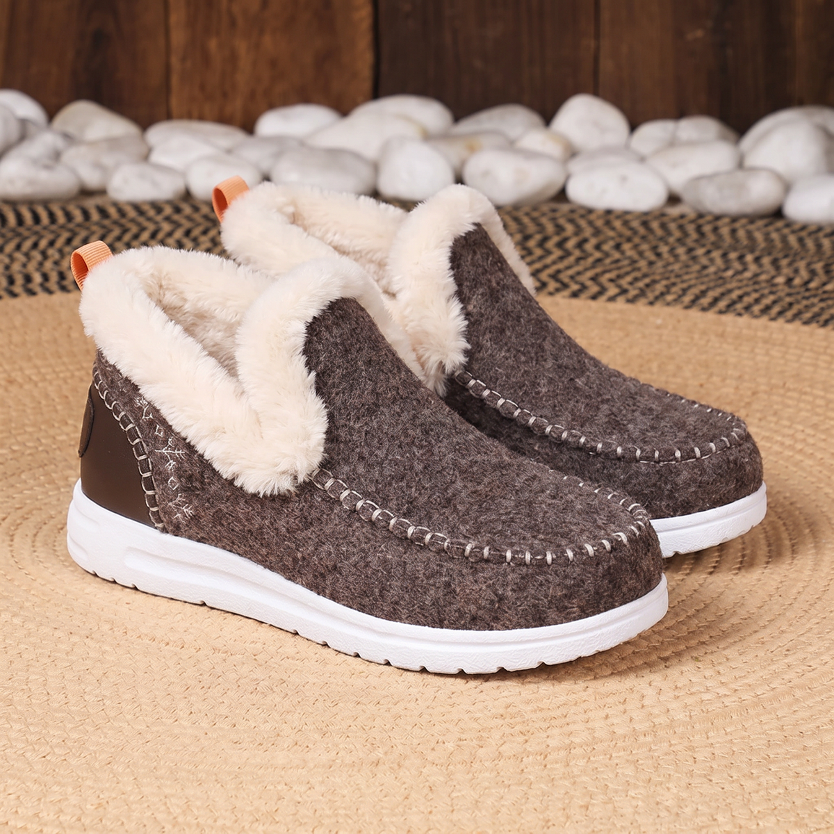 Feland | Slip-On Boots – Gemütliche Fleece-Linie für Frauen