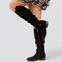 Christina | Weiche und Bequeme Damen Kniehohe Stiefel