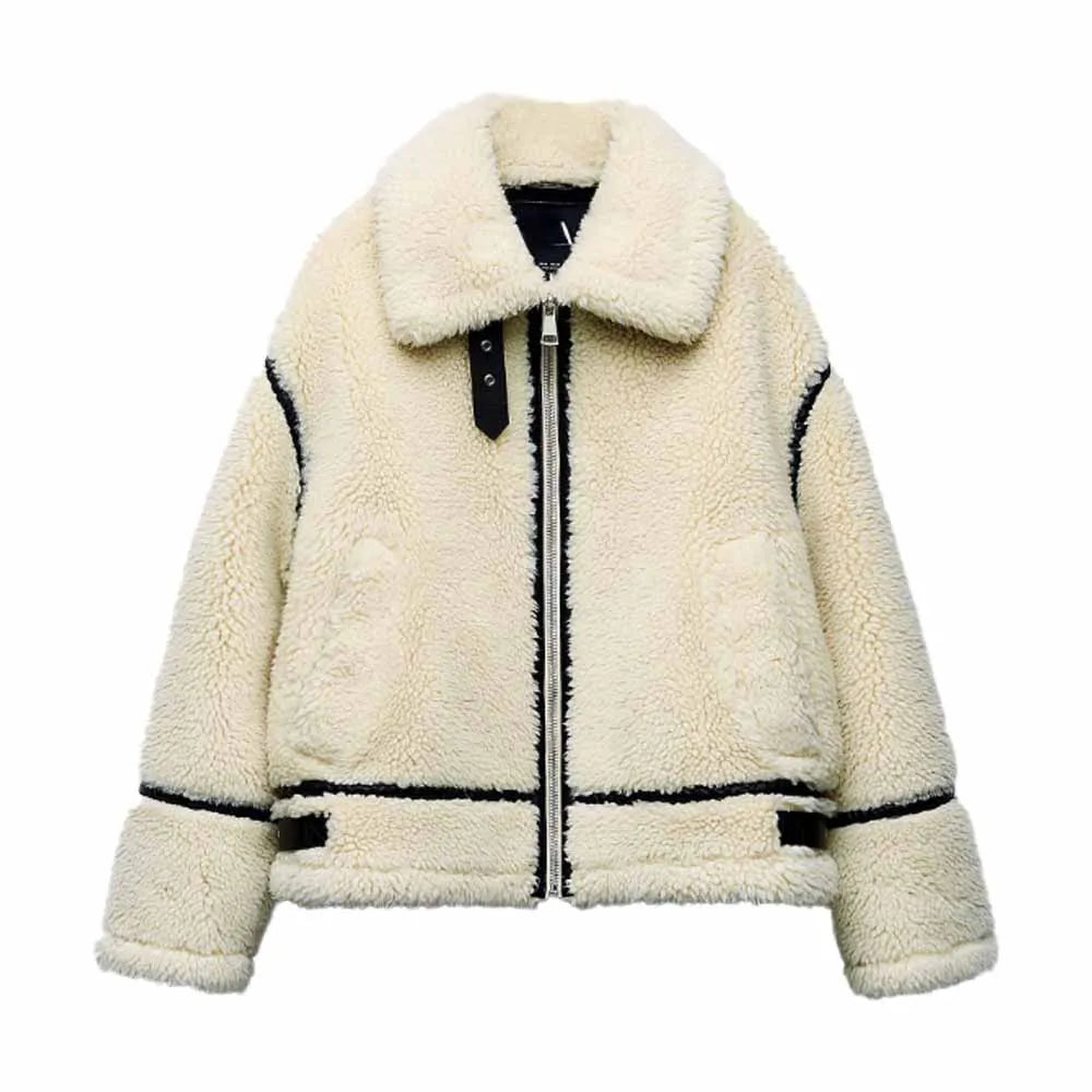 Mira | Sherpa Teddy Jacket – Cosy Oversized Style für Frauen