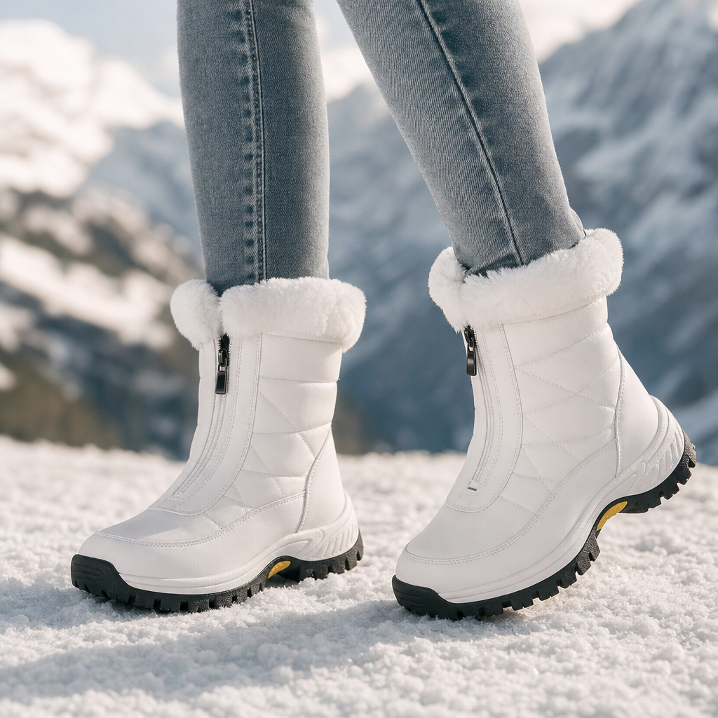 Snowlina | Mid-Calf Snow Boots mit Plüschfutter