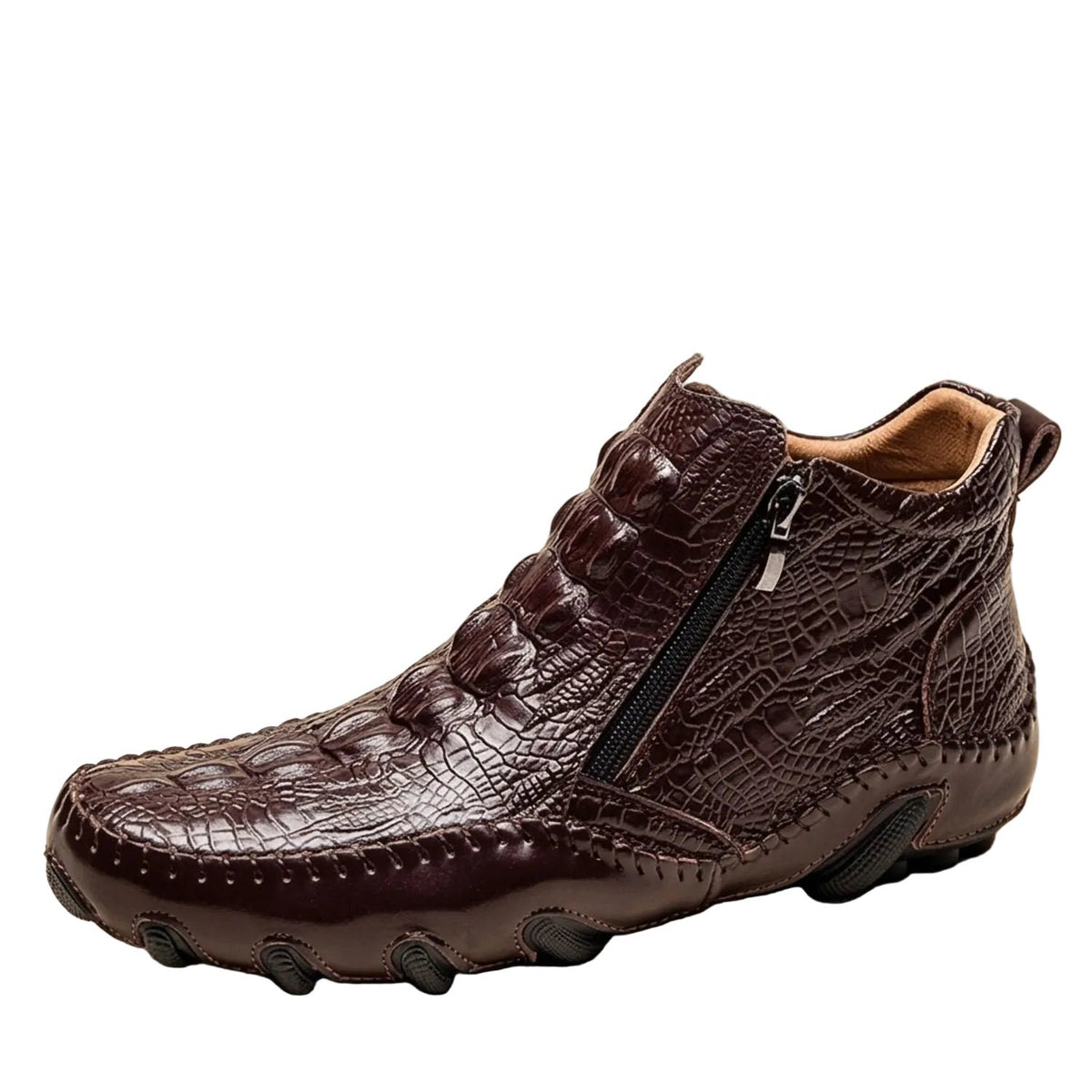 Elias | Chelsea-Boots – Krokodilprägung für Herren