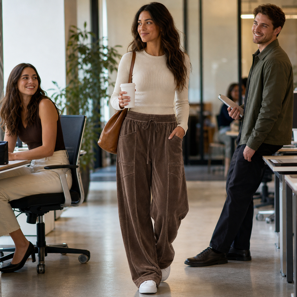 Draperie | Corduroy Wide-Leg Pants – Bequeme Eleganz für Damen
