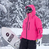 Mira | Warme und Vielseitige Unisex-Skijacke mit Kapuze