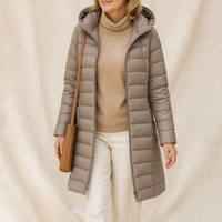 Sophia | Warme und Elegante Damen Lange Pufferjacke