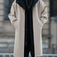 Diana | Eleganter und warmer Longline Kapuzen Trenchcoat