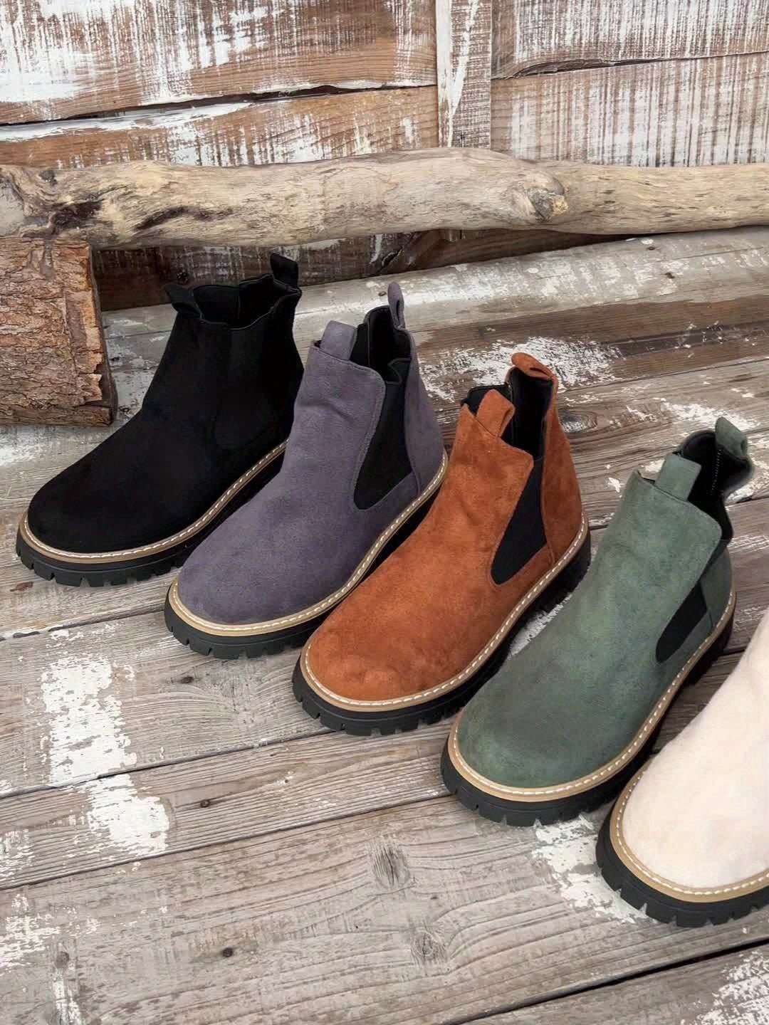 Mehetabel | Chelsea-Stiefeletten mit Profilsohle für Damen
