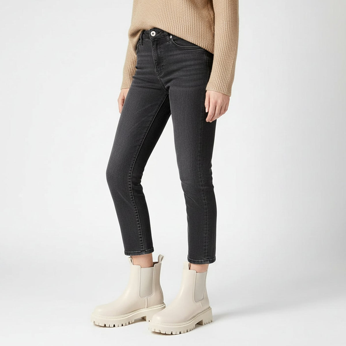 Leonie | Chelsea Stiefeletten mit Profilsohle für Damen