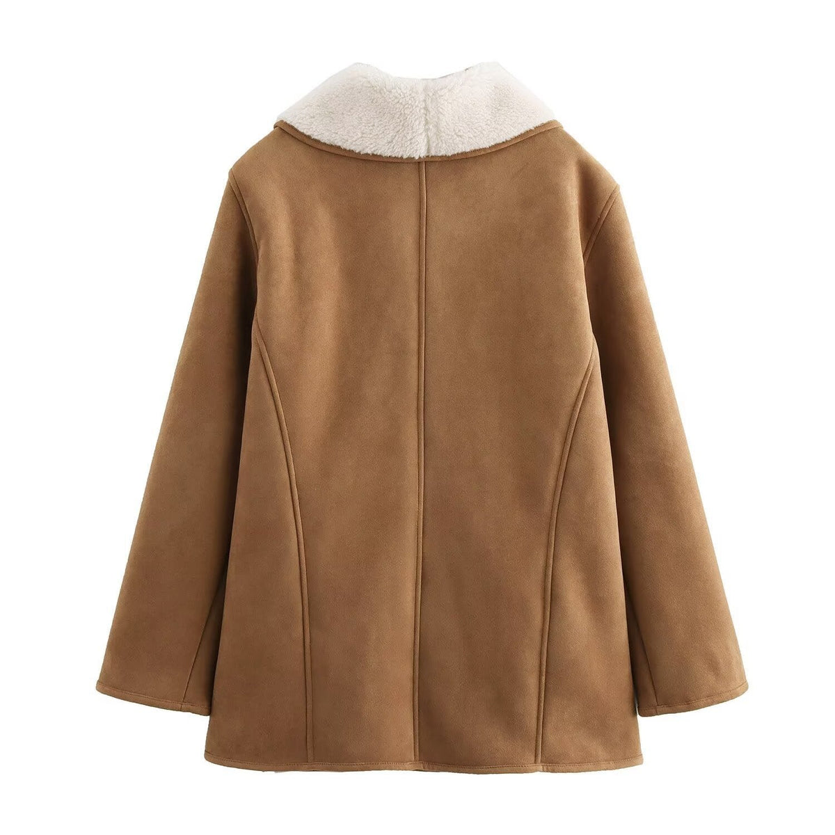 Drune | Kuscheliger Kurzmantel mit Teddyfutter für Damen