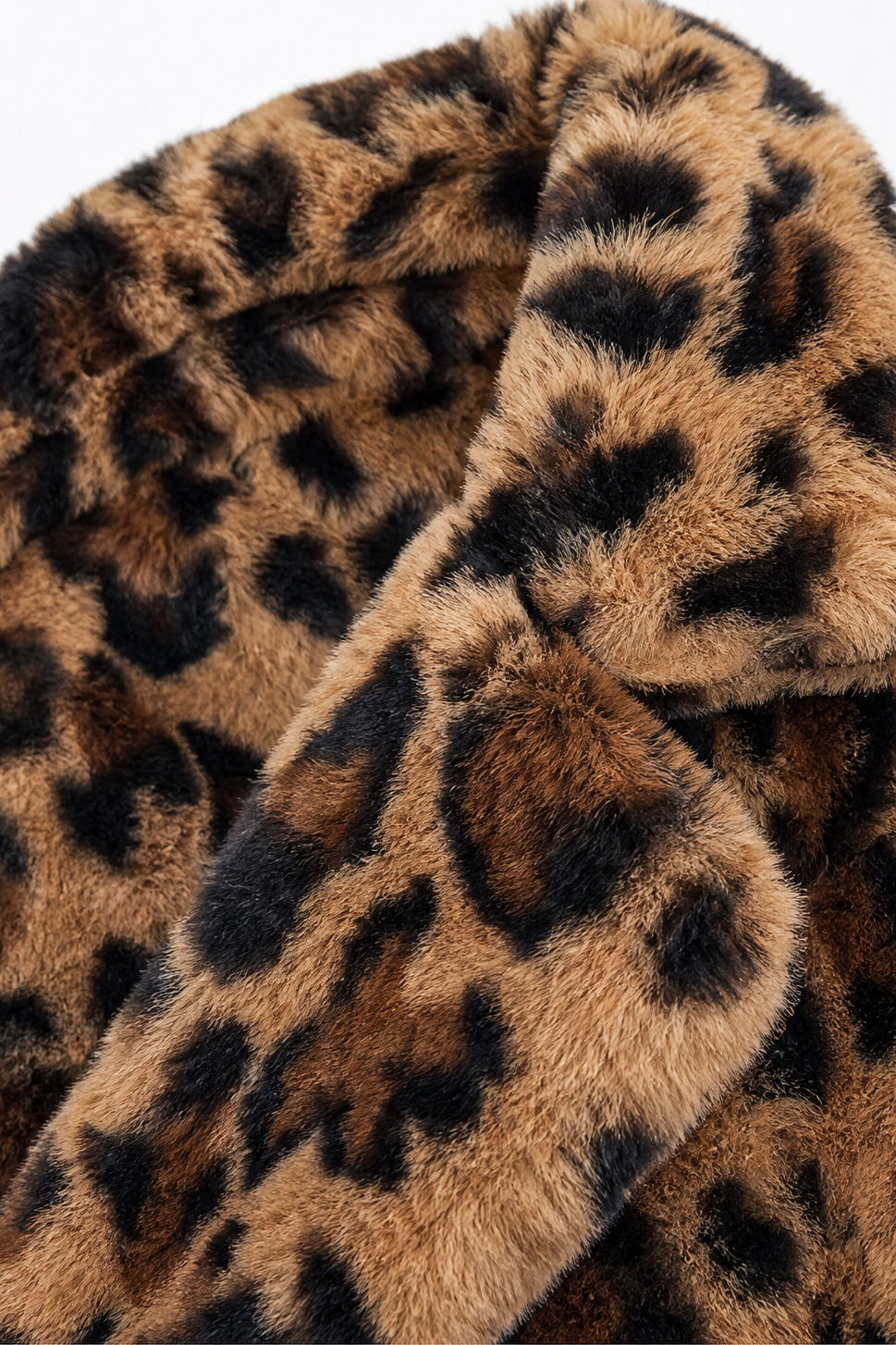 Leora | Leopard Print Faux Fur Coat – Luxuriöse Winterjacke für Frauen