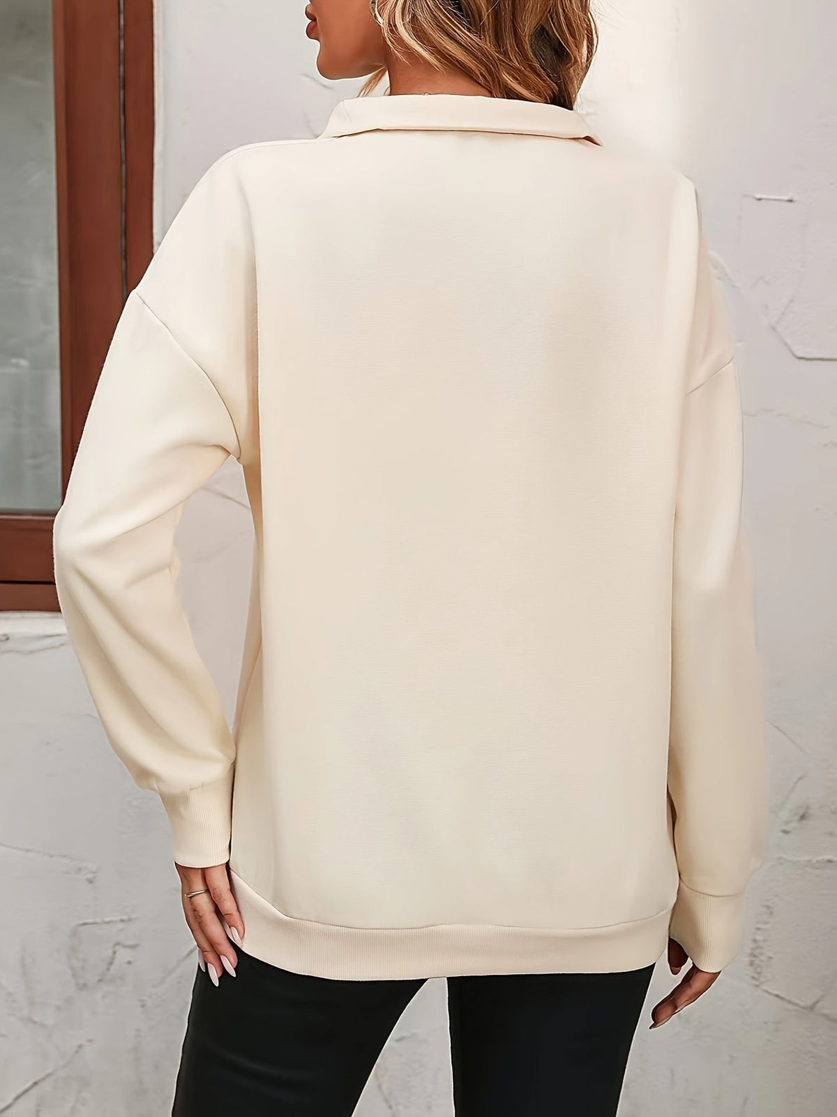 Gwyneth | Relaxed Half-Zip Sweatshirt – Bequemer Stil für jeden Tag