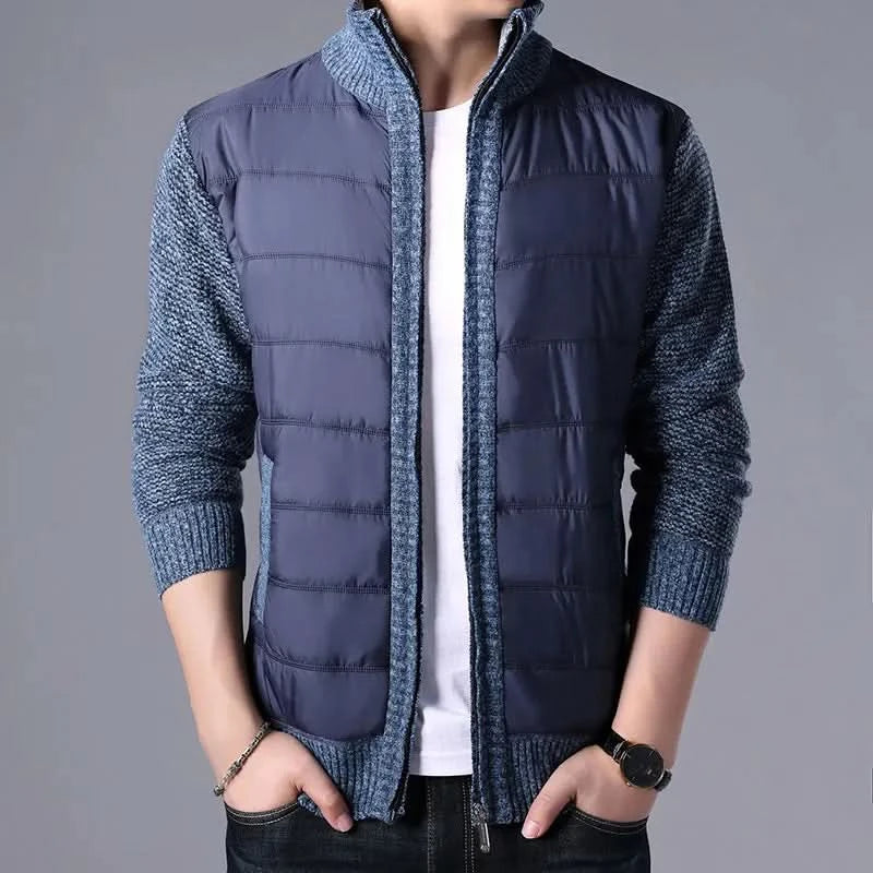 Klaus | Quilted Hybrid Jacket für Herren – Leicht und Bequem