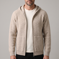 Felix | Leichter und Eleganter Herren Merinowolle Kapuzenpullover