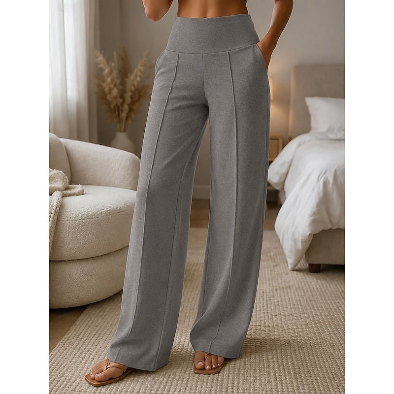 Elise | Tailored Wide-Leg Pants – Stilvolle Eleganz für Jede Gelegenheit
