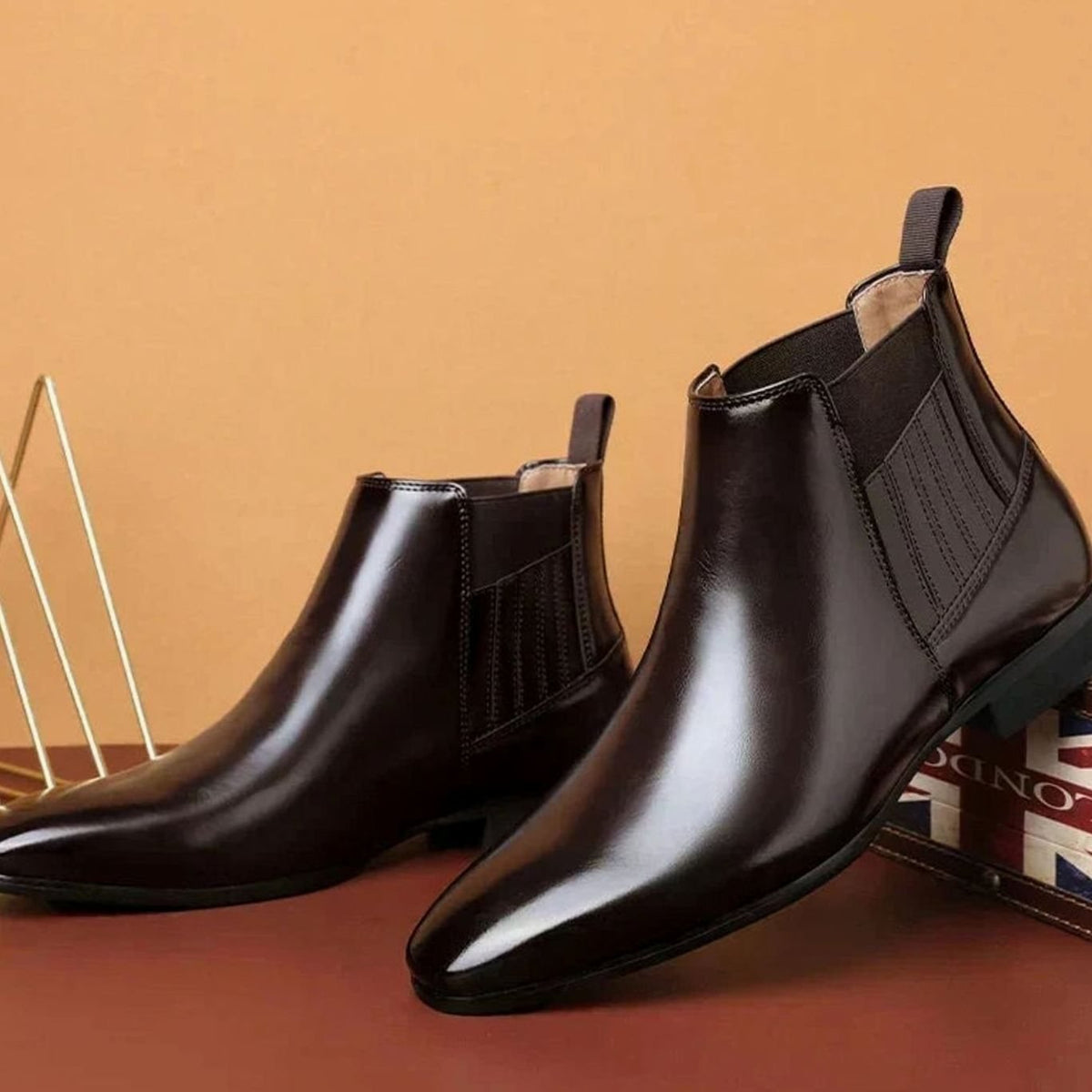 Mia | Chelsea Stiefeletten – Elegante Slip-On mit spitzer Zehenpartie für Damen