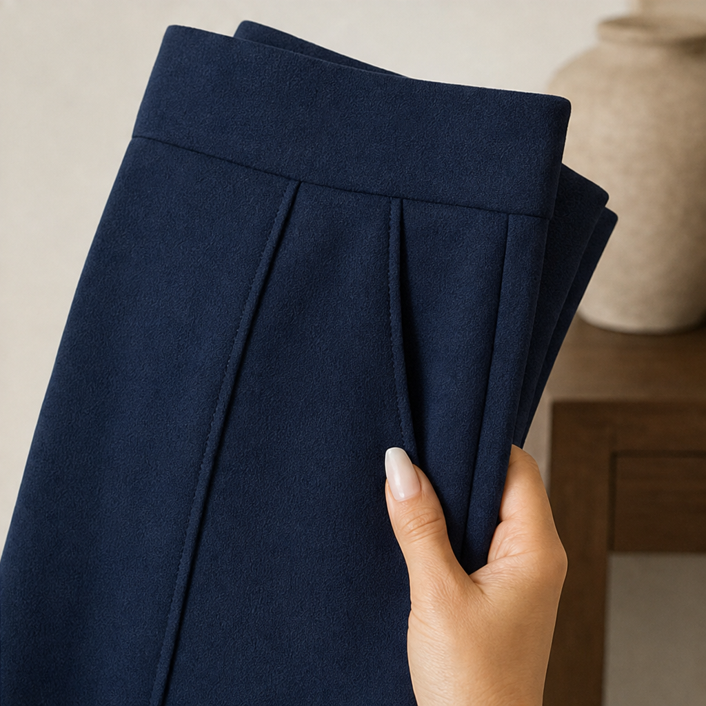 Vela | High-Waisted Wide-Leg Trousers – Flattering Fit für Frauen