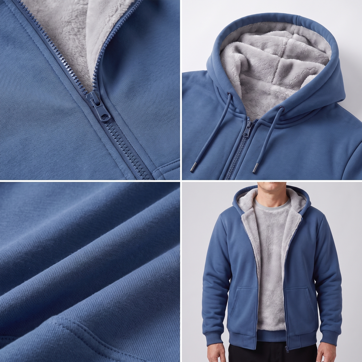 Vortex | Sherpa Lined Hooded Jacket für warme Wintertage