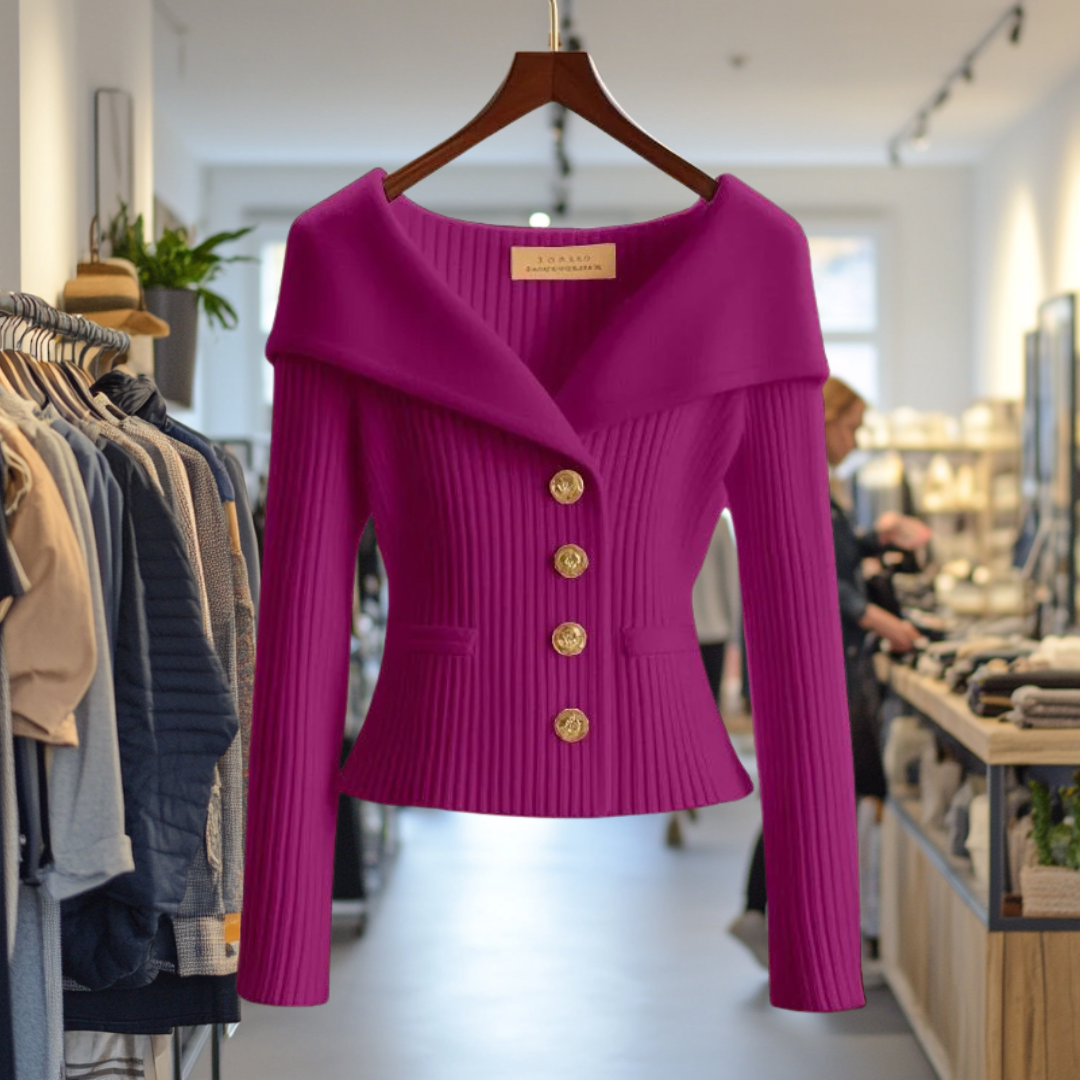 Elara | Strickjacke mit elegantem Design für jede Gelegenheit