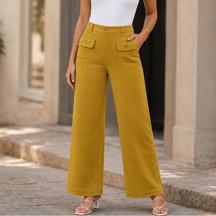 Wearbella | High-Waisted Wide-Leg Trousers – Bequemer Style für Frauen