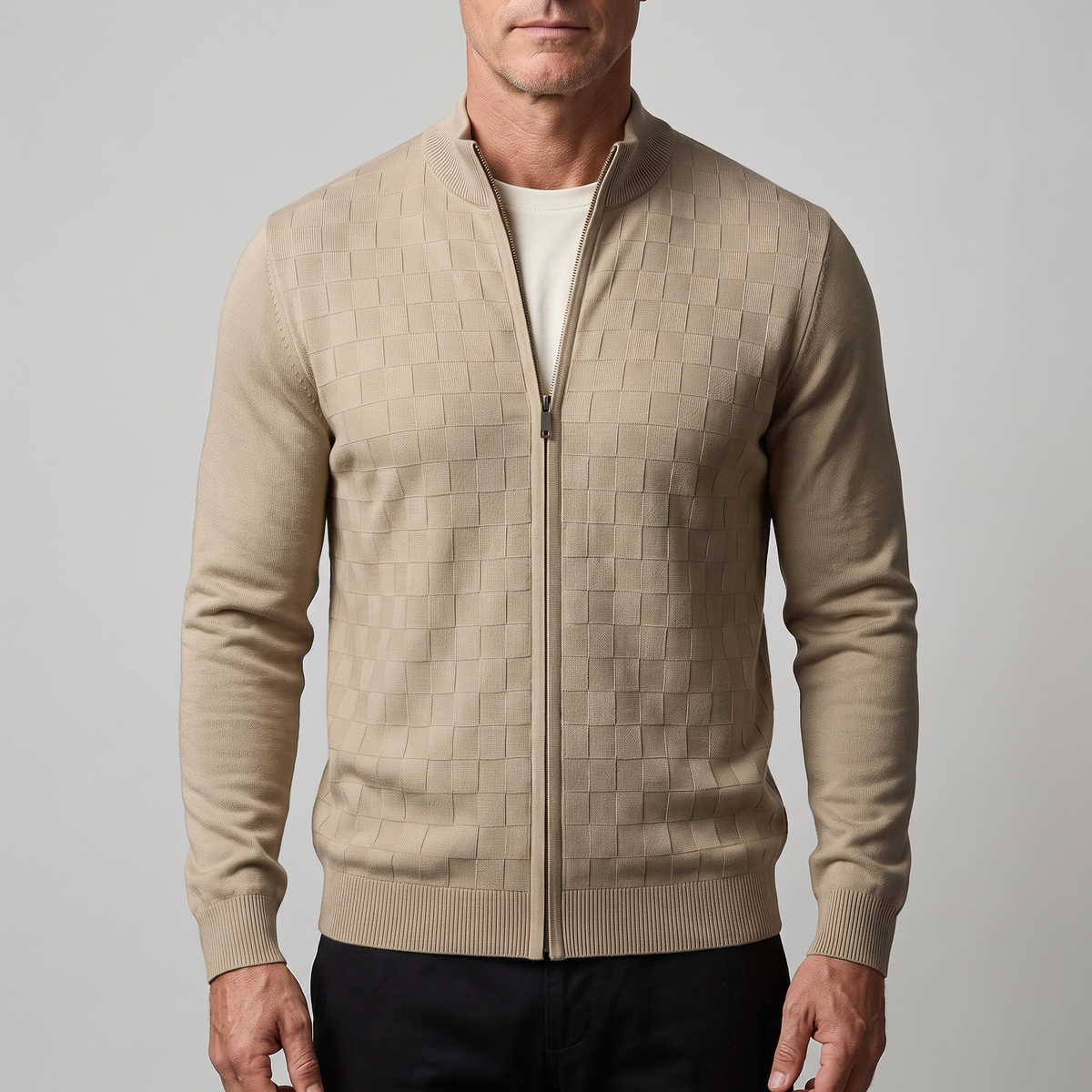 ALDRIC | Zip Cardigan – Eleganter Schnitt für Herren