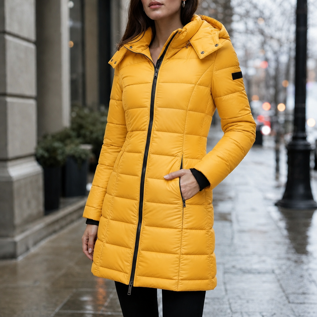 Wearbella | Mid-Length Puffer Jacket – Warm en Stijlvol