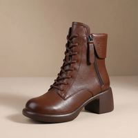 Victoria | Zeitlose und bequeme Damen Vintage Stiefeletten