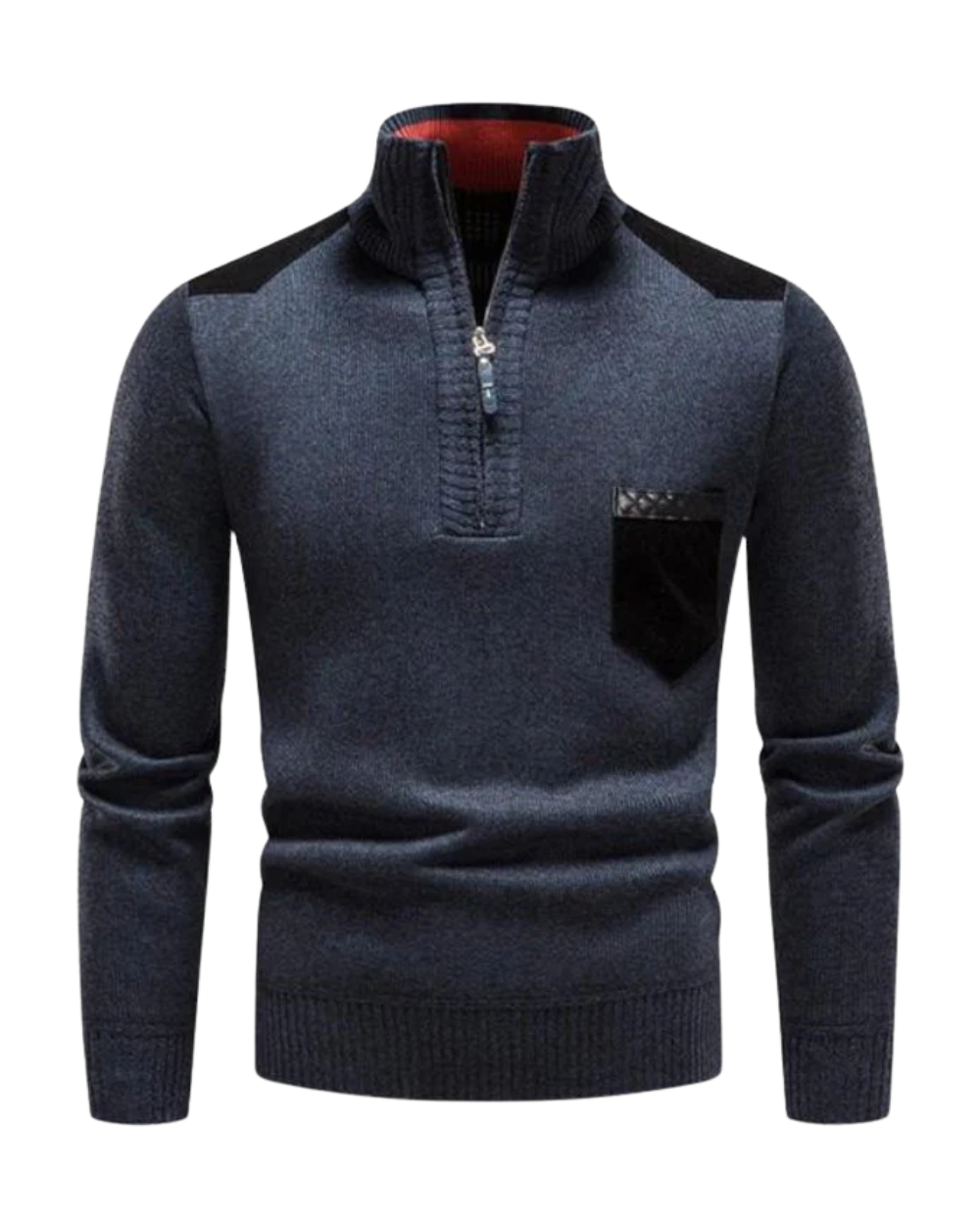 Waldo | Wool Zip Sweater – Modern Warmer für Männer