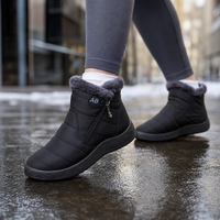 Grace | Warme und Kuschelige wasserabweisende Damen Stiefeletten
