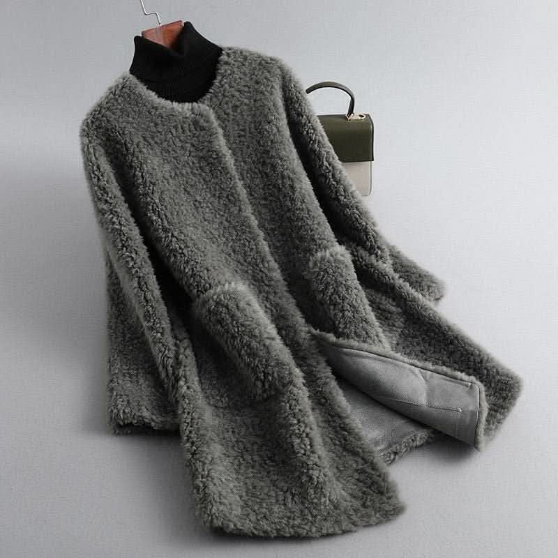 Hollmere | Shearling Coat – Luxuriöse und Elegante Silhouette