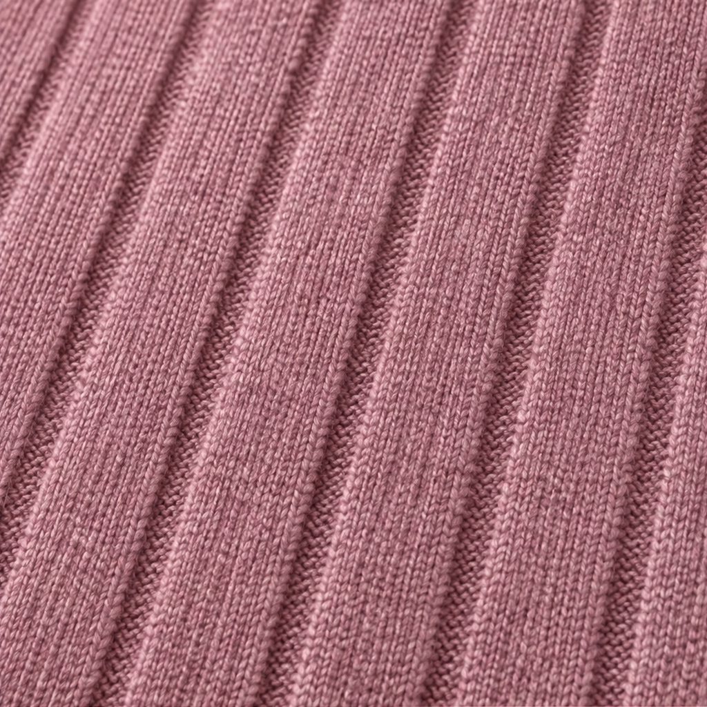 Ribwarm | Hoodie-Maxikleid aus Rippenstrick