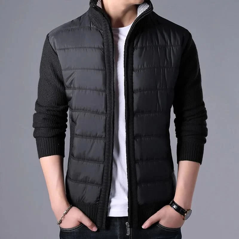 Klaus | Quilted Hybrid Jacket für Herren – Leicht und Bequem