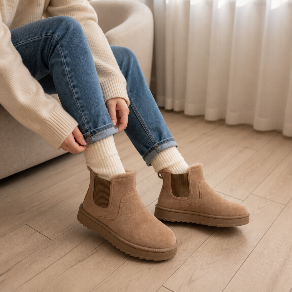 Cozywalk | Winter Boots – Fleecegefütterte Slipper für Frauen