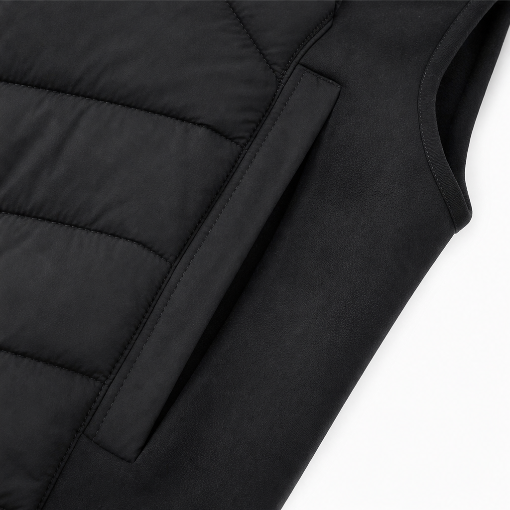 Layerly | Stand Collar Quilted Puffer Vest voor Dames
