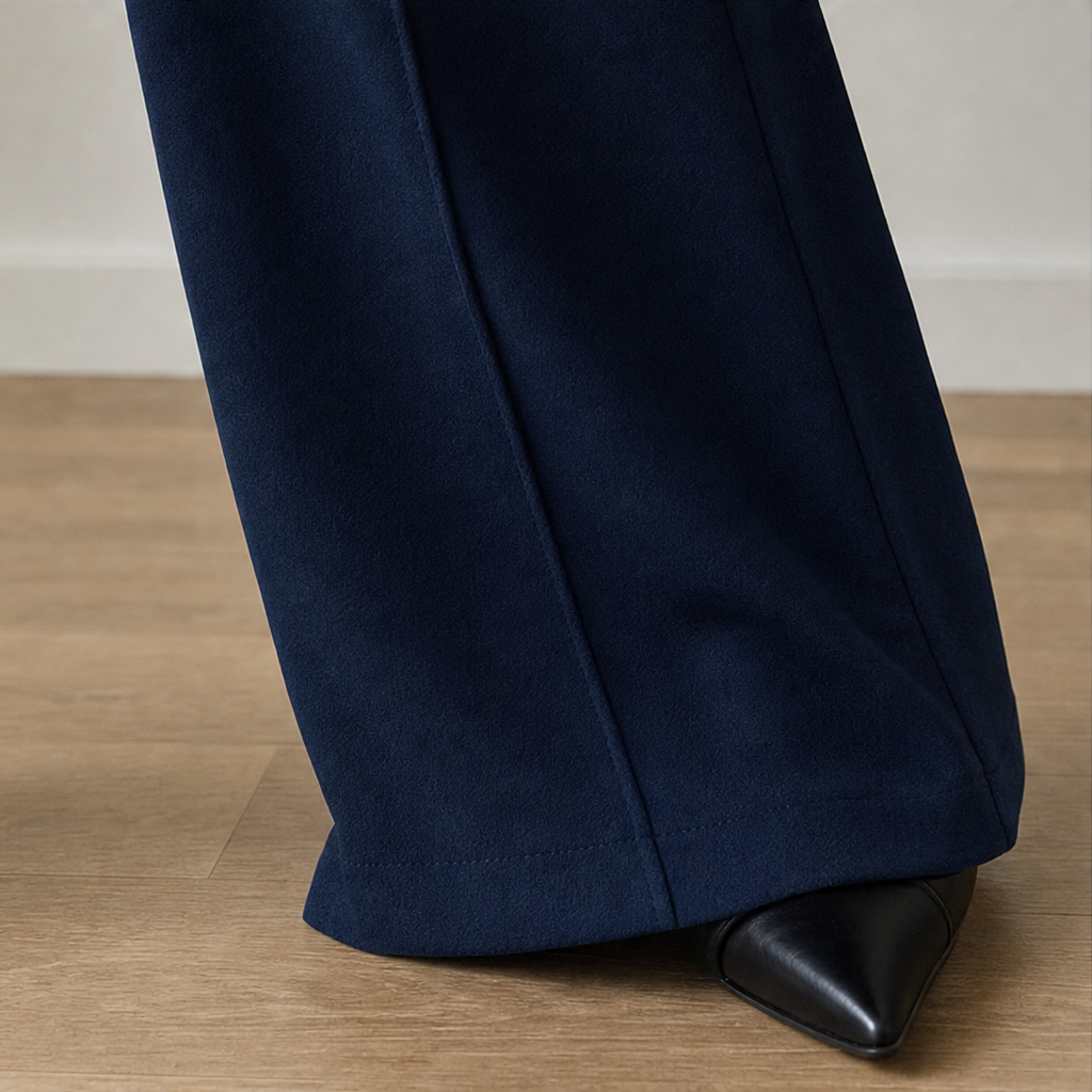 Vela | High-Waisted Wide-Leg Trousers – Flattering Fit für Frauen