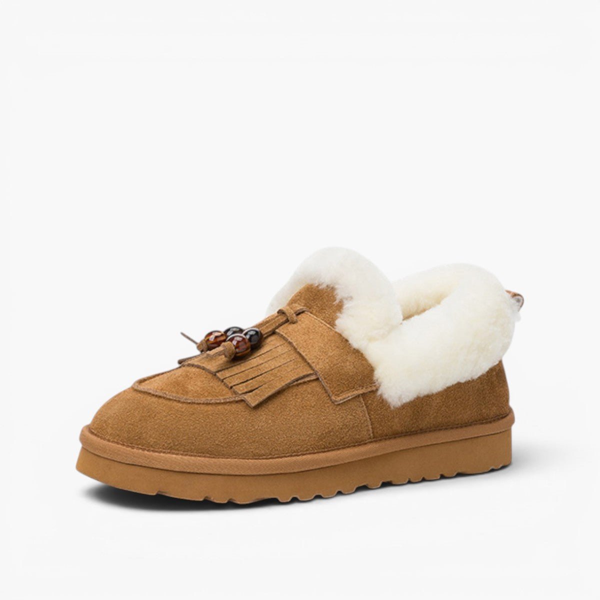 Marsett | Shearling Suede Loafers für Frauen – Bequeme Winterstiefel